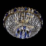 Люстра Астра Бутон №5 синяя под бронзу в Химках