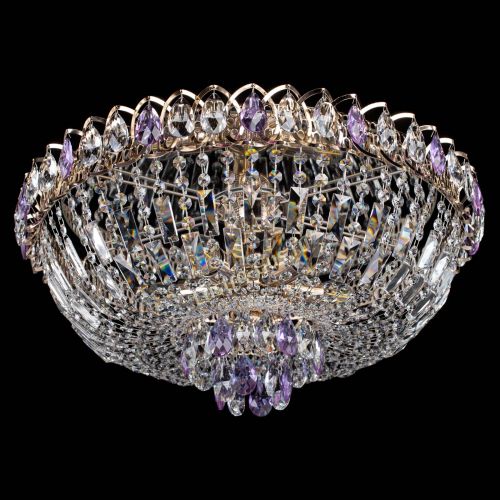 Люстра Астра Бутон №5 фиолетовая в Химках Гусь Хрустальный