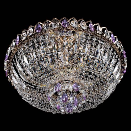 Люстра Астра Бутон №5 фиолетовая в Химках Гусь Хрустальный