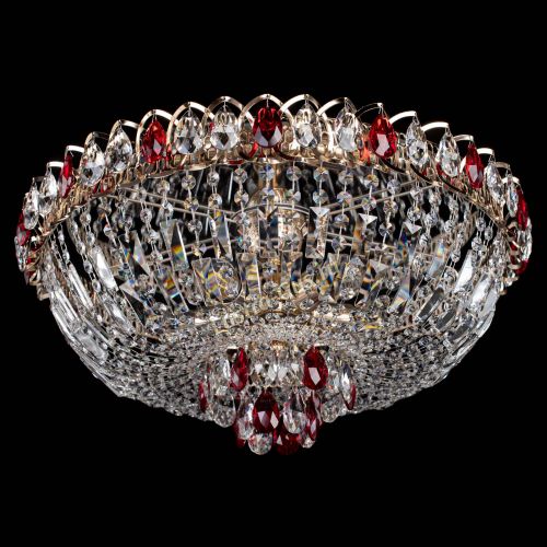 Люстра Астра Бутон №5 красная в Химках Гусь Хрустальный