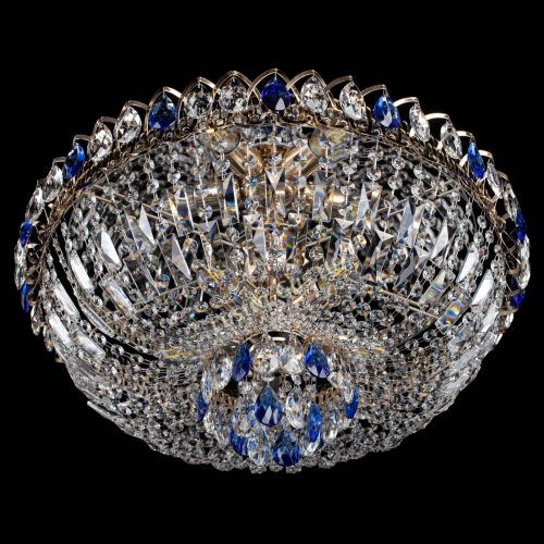 Люстра Астра Бутон №5 синяя в Химках Гусь Хрустальный