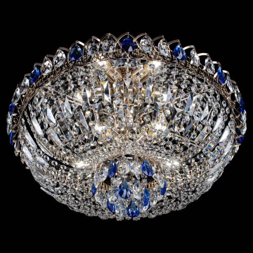 Люстра Астра Бутон №5 синяя в Химках Гусь Хрустальный