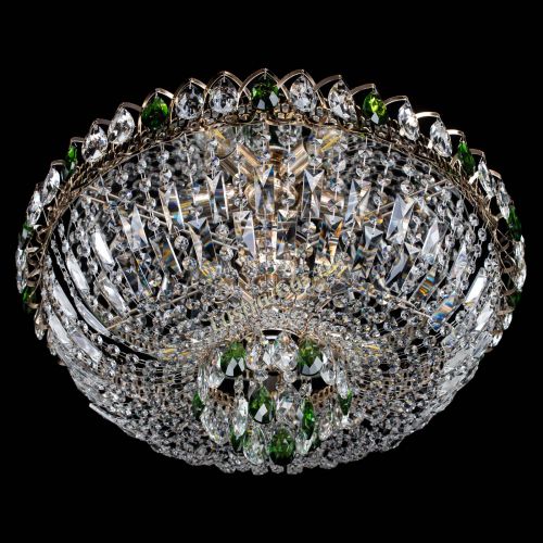 Люстра Астра Бутон №5 зеленая в Химках Гусь Хрустальный