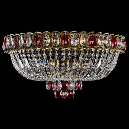 Люстра Астра Бутон №6 под бронзу Красная в Химках Гусь Хрустальный