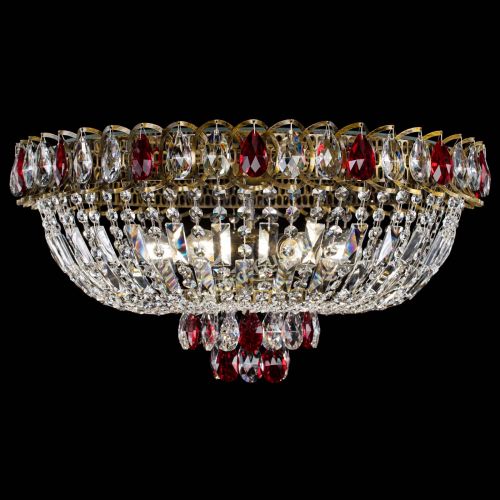 Люстра Астра Бутон №6 под бронзу Красная в Химках Гусь Хрустальный