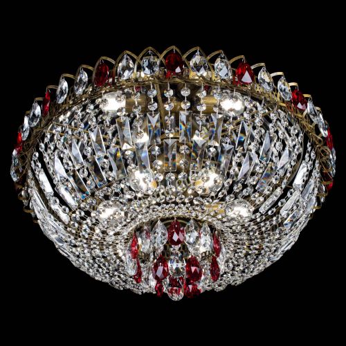 Люстра Астра Бутон №6 под бронзу Красная в Химках Гусь Хрустальный