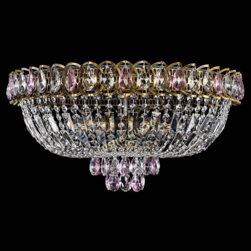 Люстра Астра Бутон №6 под бронзу Розовая в Химках Гусь Хрустальный