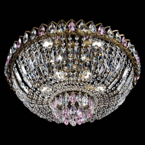 Люстра Астра Бутон №6 под бронзу Розовая в Химках Гусь Хрустальный