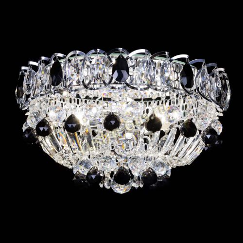 Люстра Астра Шар №3 Черная в Химках Гусь Хрустальный