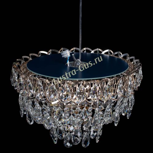 Люстра Астра Шар №3 с журавликами в Химках Гусь Хрустальный