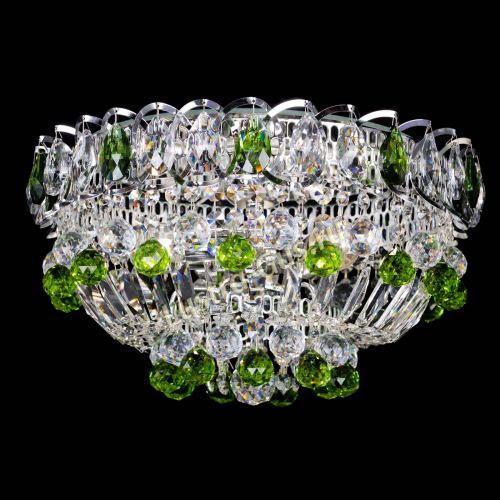 Люстра Астра Шар №3 Зеленая в Химках Гусь Хрустальный