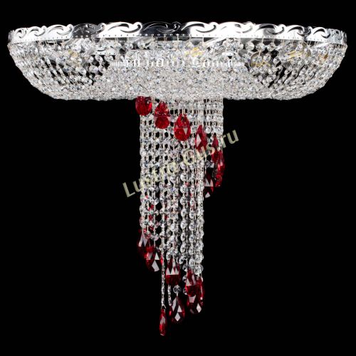 Люстра Диана №1 красная в Химках Гусь Хрустальный
