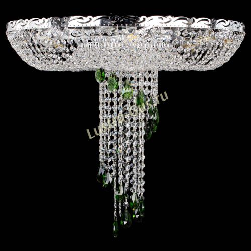 Люстра Диана №1 зеленая в Химках Гусь Хрустальный