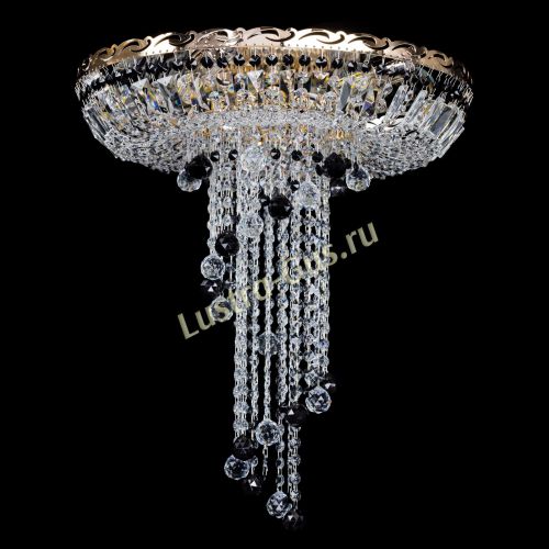 Люстра Диана №6 Шар 30 черная в Химках Гусь Хрустальный