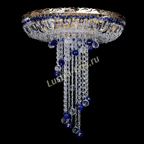 Люстра Диана №6 Шар 30 синяя в Химках Гусь Хрустальный