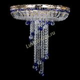 Люстра Диана №6 Шар 30 синяя в Химках