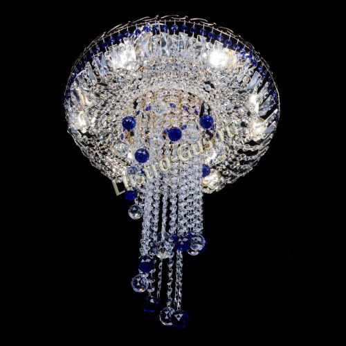 Люстра Диана №6 Шар 30 синяя в Химках Гусь Хрустальный