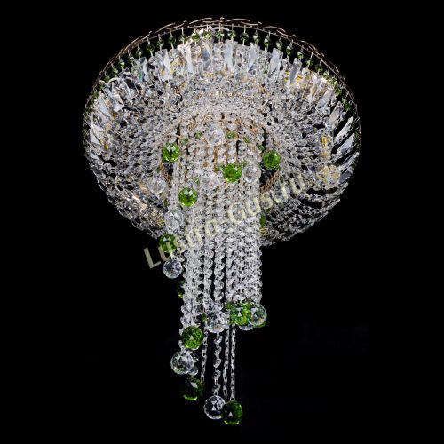Люстра Диана №6 Шар 30 зеленая в Химках Гусь Хрустальный