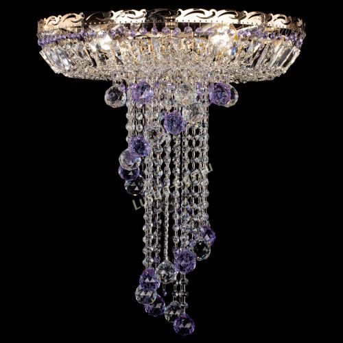 Люстра Диана №6 Шар 40 фиолетовая в Химках Гусь Хрустальный
