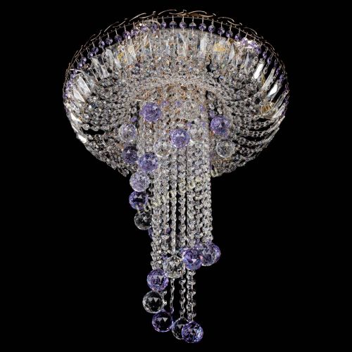 Люстра Диана №6 Шар 40 фиолетовая в Химках Гусь Хрустальный