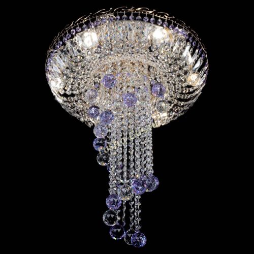 Люстра Диана №6 Шар 40 фиолетовая в Химках Гусь Хрустальный