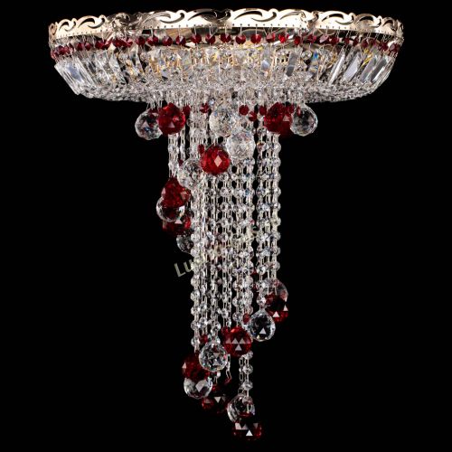 Люстра Диана №6 Шар 40 красная в Химках Гусь Хрустальный