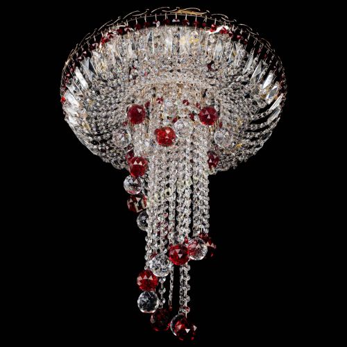 Люстра Диана №6 Шар 40 красная в Химках Гусь Хрустальный