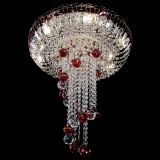 Люстра Диана №6 Шар 40 красная в Химках