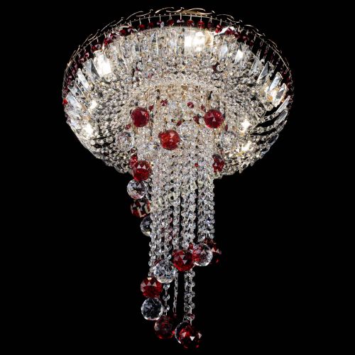 Люстра Диана №6 Шар 40 красная в Химках Гусь Хрустальный