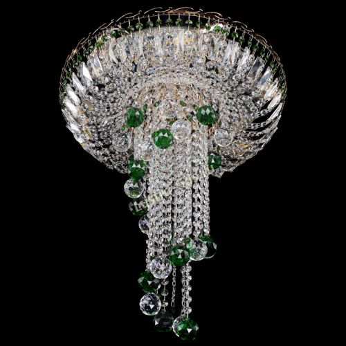 Люстра Диана №6 Шар 40 зеленая в Химках Гусь Хрустальный