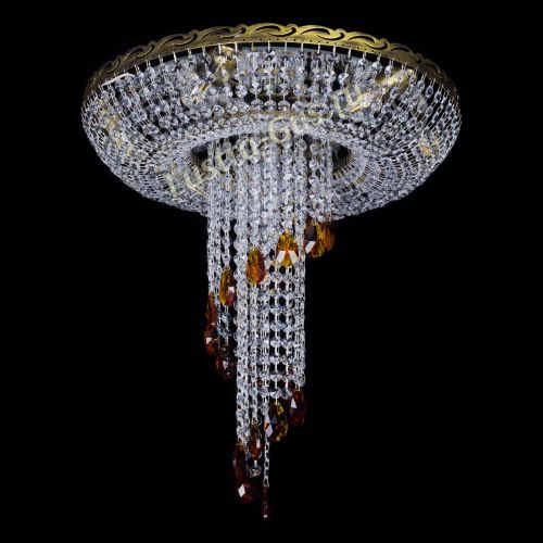 Люстра Диана №6 журавлик чайная под бронзу  в Химках Гусь Хрустальный