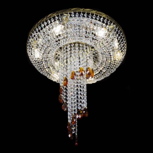 Люстра Диана №6 журавлик чайная под бронзу  в Химках Гусь Хрустальный