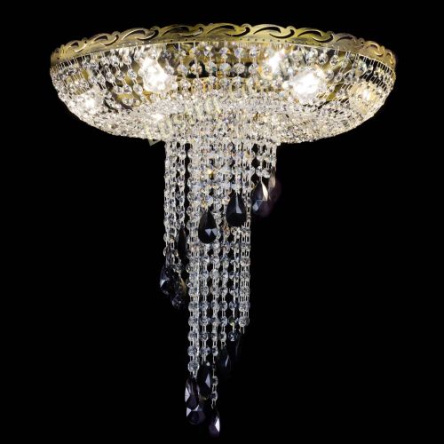 Люстра Диана №6 журавлик черная под бронзу  в Химках Гусь Хрустальный