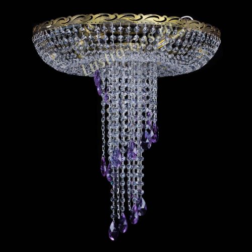 Люстра Диана №6 журавлик фиолетовая под бронзу в Химках Люстра Диана №6 журавлик фиолетовая под бронзу в Химках