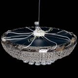 Люстра Диана конусы, диаметр - 600 мм, цвет- серебро, Люстры Гусь Хрустальный Люстра Диана конусы, диаметр - 600 мм, цвет- серебро, Люстры Гусь Хрустальный