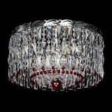 Люстра Диана Пластинка №3 красная в Химках