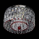 Люстра Диана Пластинка №3 красная в Химках