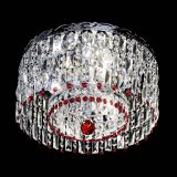 Люстра Диана Пластинка №3 красная в Химках