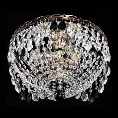 Люстра Диана журавлик черная в Химках Гусь Хрустальный