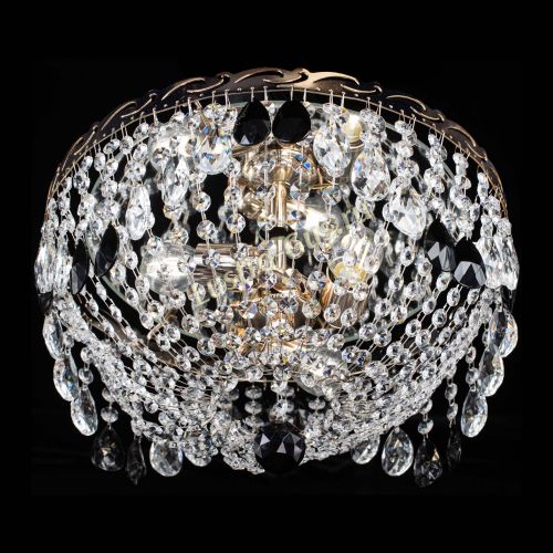 Люстра Диана журавлик черная в Химках Гусь Хрустальный