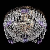 Люстра Диана журавлик фиолетовая в Химках