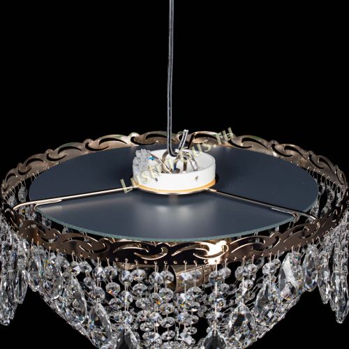 Люстра Диана журавлик розовая в Химках Гусь Хрустальный