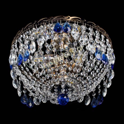 Люстра Диана журавлик синяя в Химках Гусь Хрустальный