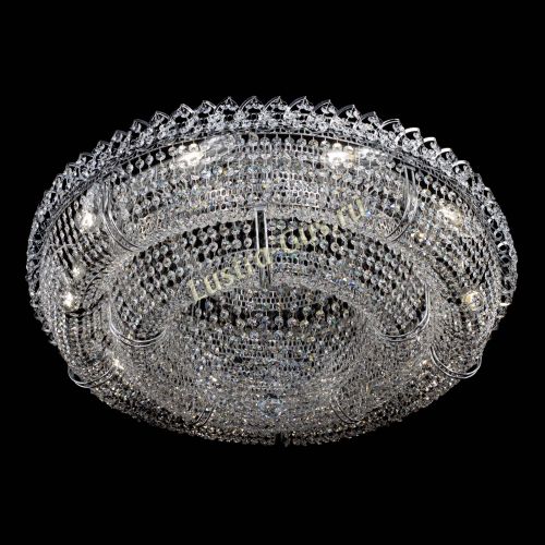 Люстра Двойное Кольцо Классика - 10 ламп в Химках Гусь Хрустальный