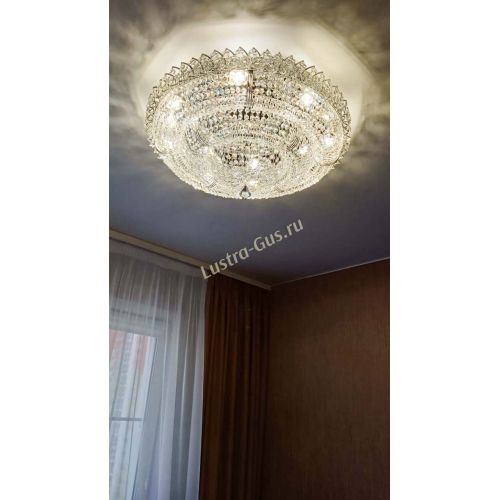 Люстра Двойное Кольцо Классика в Химках Гусь Хрустальный