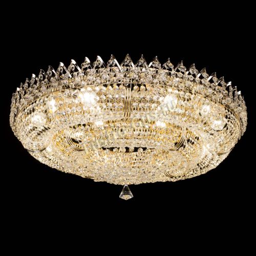 Люстра Двойное Кольцо Корона 700 мм в Химках Гусь Хрустальный