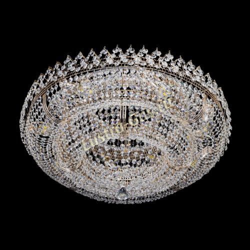 Люстра Двойное Кольцо Корона 700 мм в Химках Гусь Хрустальный