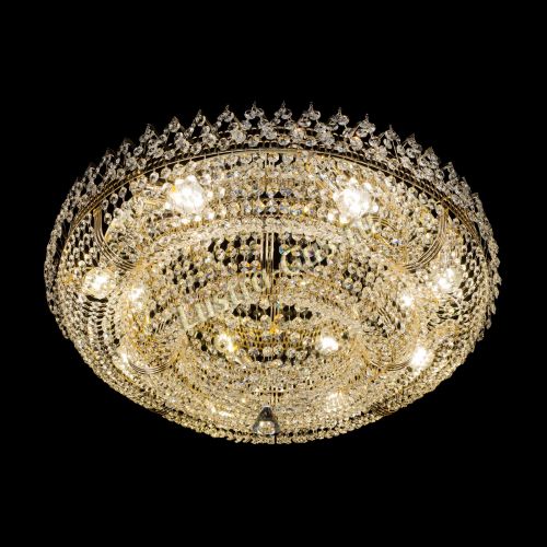 Люстра Двойное Кольцо Корона 700 мм в Химках Гусь Хрустальный