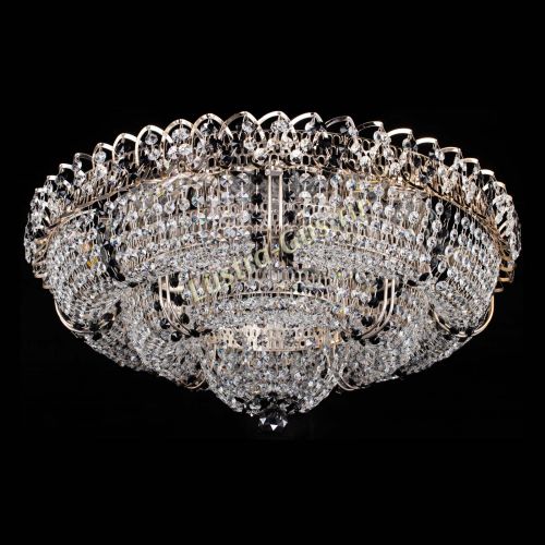 Люстра Двойное Кольцо Классика №6 черная в Химках Гусь Хрустальный