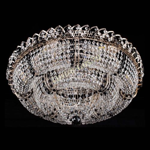 Люстра Двойное Кольцо Классика №6 черная в Химках Гусь Хрустальный